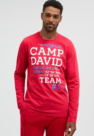 LONGSLEEVE MIT ARTWORK - Langarmshirt - classic red