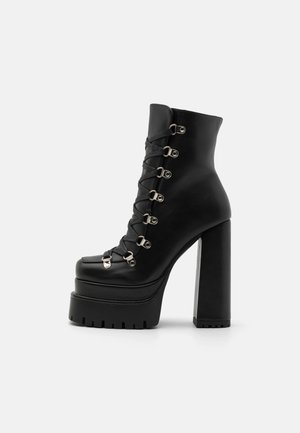 KAMALA - Bottines à plateau - black