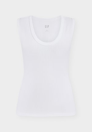 GAP, LUXE TANK - Μπλούζα - fresh white