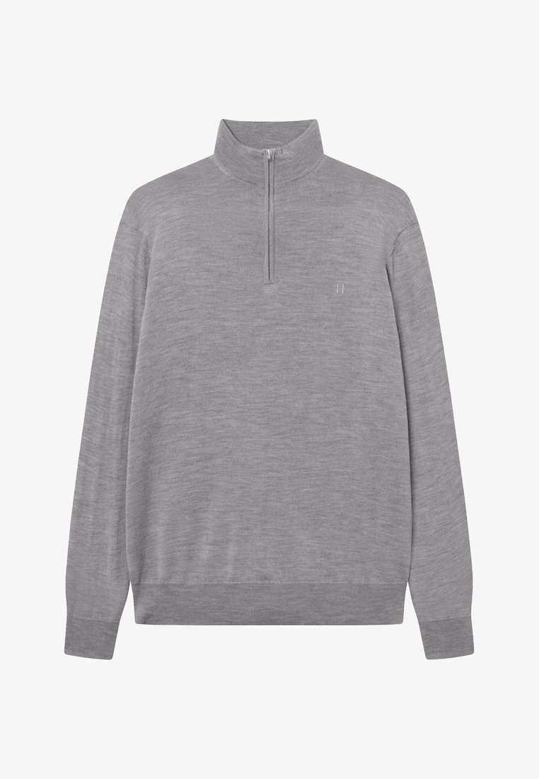 Les Deux GREYSON HALF ZIP  - Jumper - concrete melange