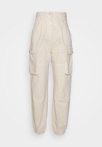 MOSCHINO JEANS TROUSERS - Παντελόνι cargo - beige