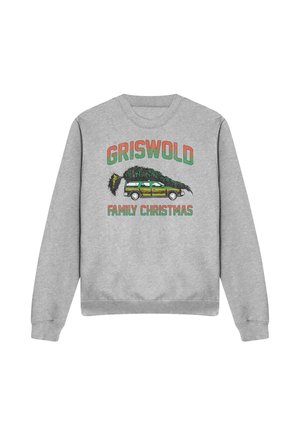 Cotton Soul, GRISWOLD VACATION - Sweatshirt - mottled light grey