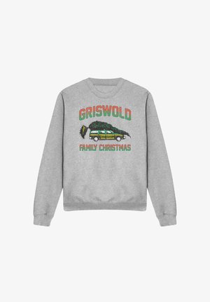 Cotton Soul, GRISWOLD VACATION - Sweatshirt - mottled light grey