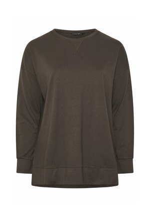 Evans, PLUS SIZE SWEATSHIRTS - Sweatshirt - brown