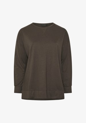 Evans, PLUS SIZE SWEATSHIRTS - Sudadera - brown