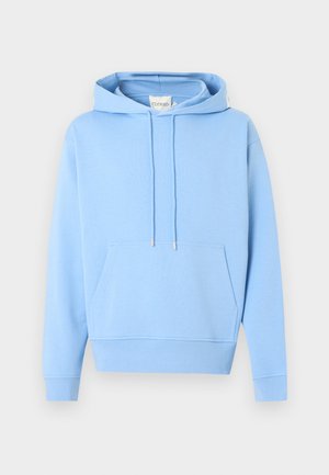 PRINTED LOGO - Sweat à capuche - sky blue