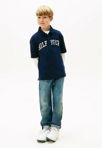 Tommy Hilfiger MIXED LOGO REGULAR FIT - Polo - dark blue