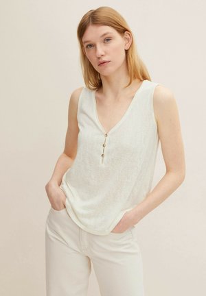 MIT STRUKTUR - Top - soft beige solid