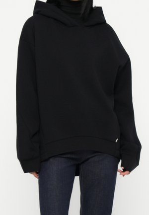 Jersey con capucha - black