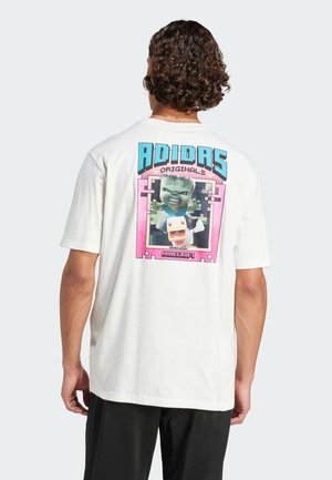 adidas Originals MINECRAFT TEE - T-Shirt print - off white