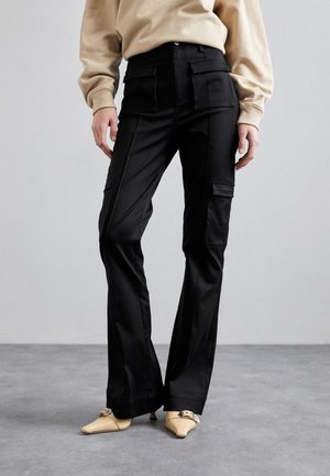 CARO TROUSER - Cargo trousers - black