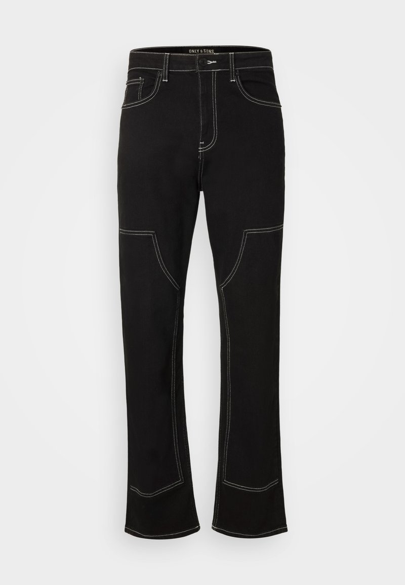 Only & Sons Straight leg jeans zwart denim/blackdenim