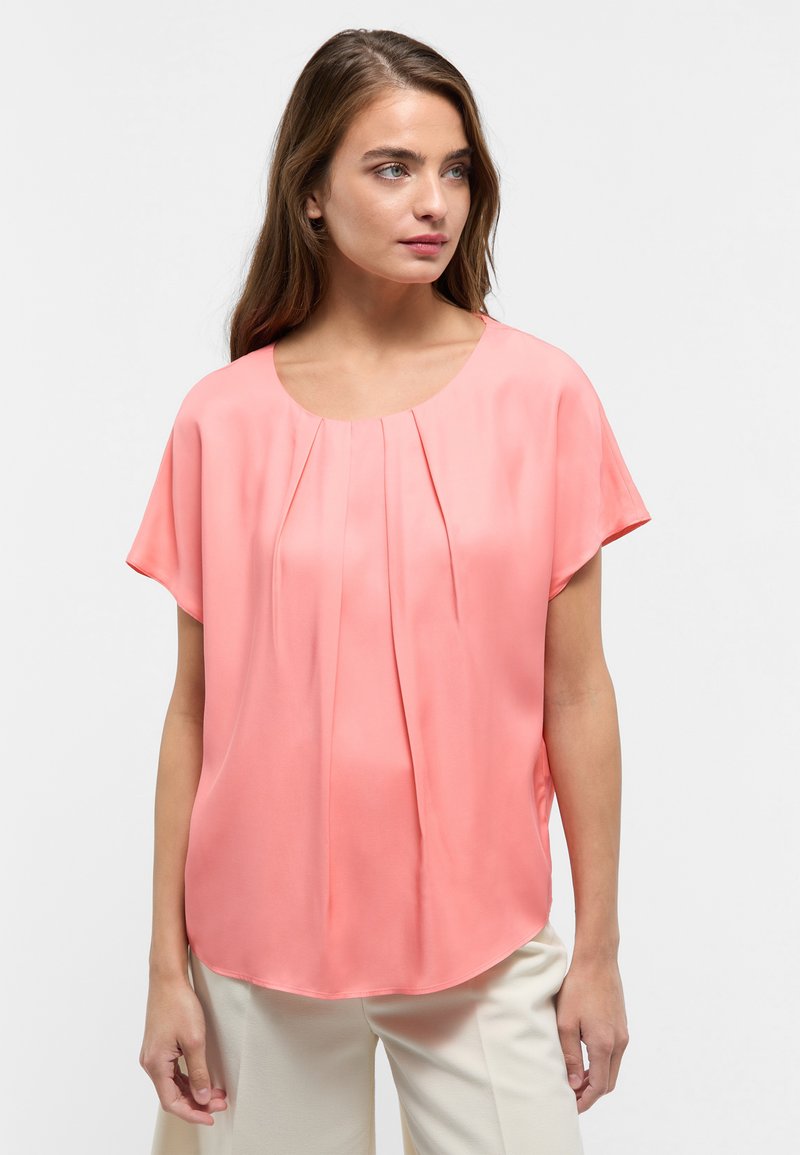Eterna VISCOSE SHIRT - LOOSE FIT - T-shirt basic - koralle
