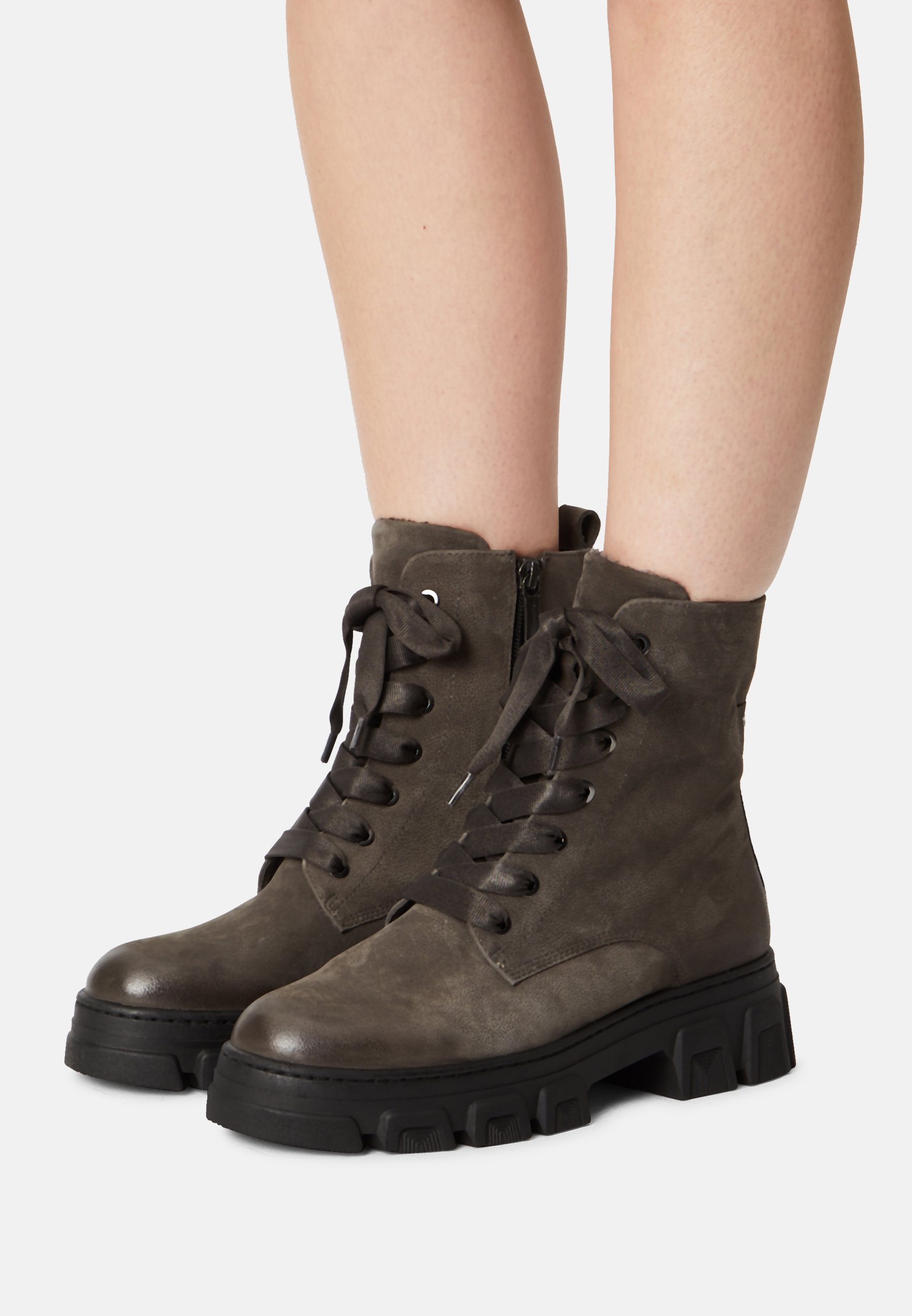 Tamaris Platform ankle boots - graphite 