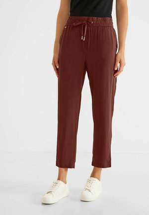 Pantalon classique - dark red