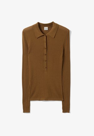 Stefanel, FITTED TOP. - Strickpullover - antelope brown