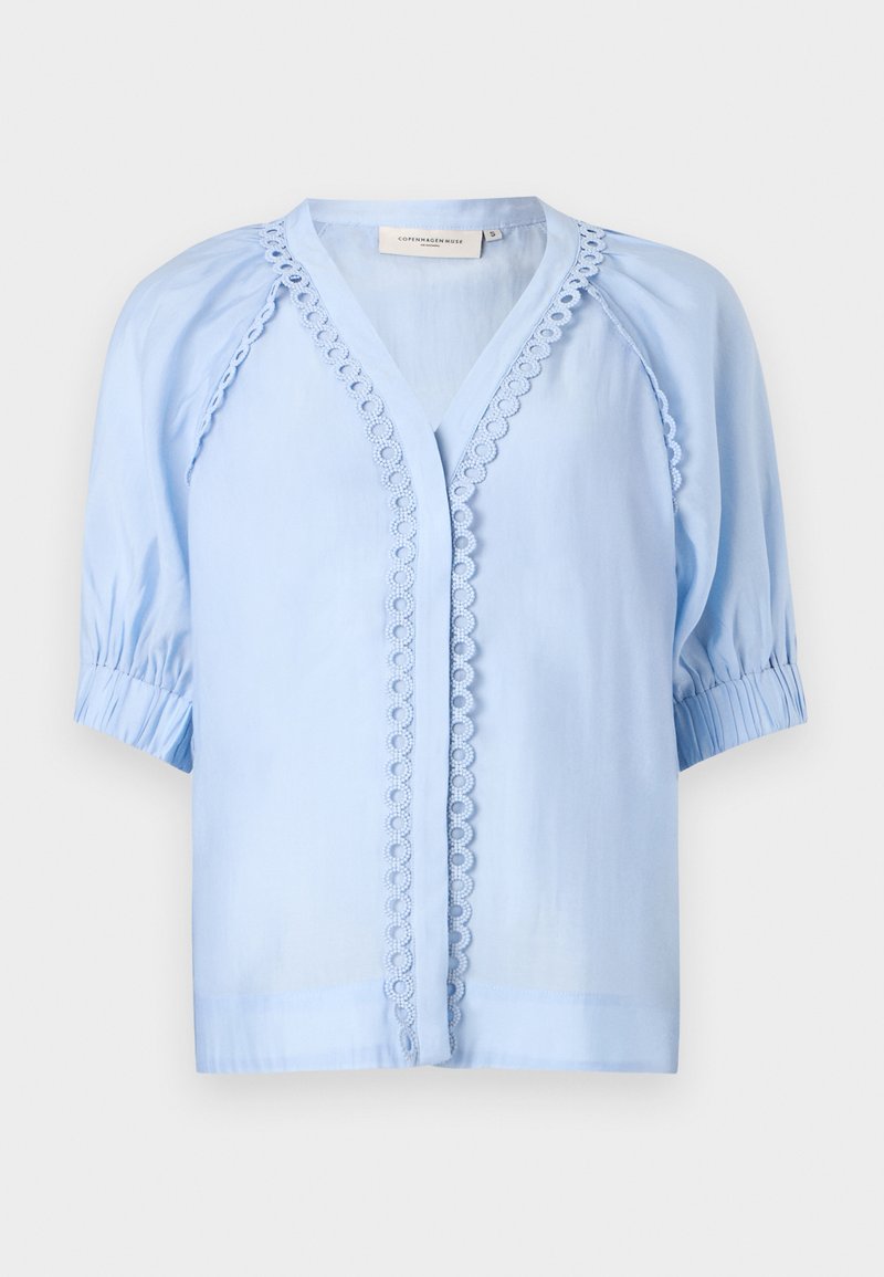 Copenhagen Muse Overhemdblouse lichtblauw Copenhagen Muse Overhemdblouse lichtblauw