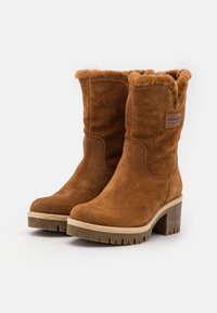 Panama Jack Platåstövletter - dark brown