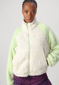 Roxy WAVES OF WARMTH COLOR BLOCK - Fleecejakke - buttercream