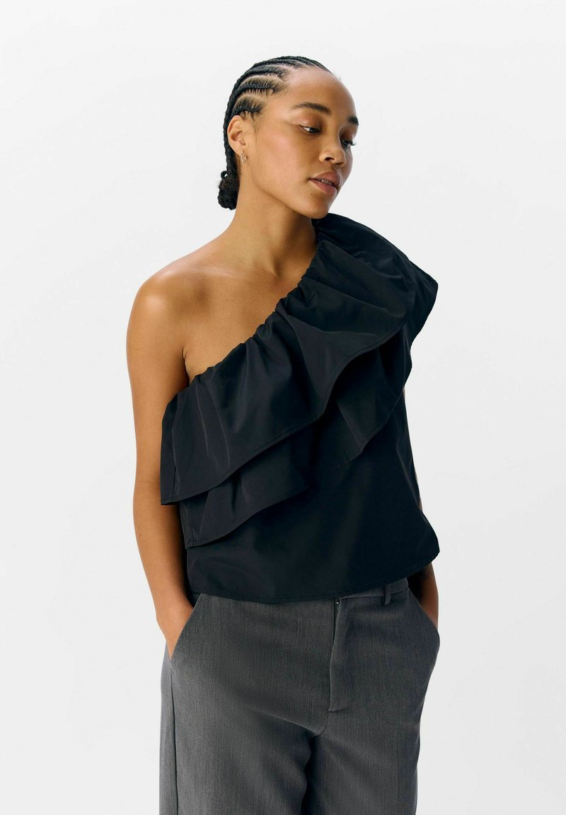 Object ONE-SHOULDER - Bluse - black