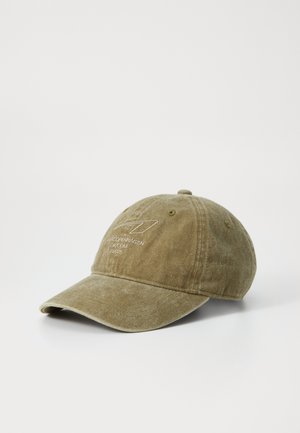 WASHED UNISEX - Cap - olive