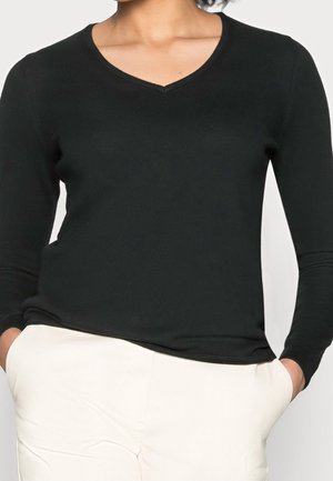 Strickpullover - black