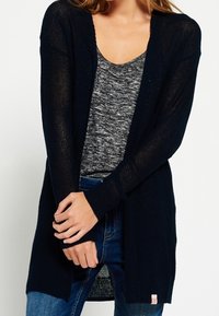 Superdry & Co Chaqueta de punto - mottled dark blue
