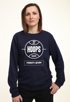 MATT KEELING HOOPS - Sweatshirt - navy blue