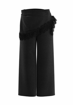 HYPEDROP, TROUSERS HDFINA MW WRAP PANTS - Pantalon classique - black