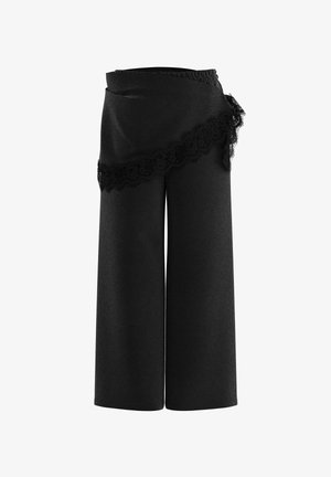 HYPEDROP, TROUSERS HDFINA MW WRAP PANTS - Pantalon classique - black