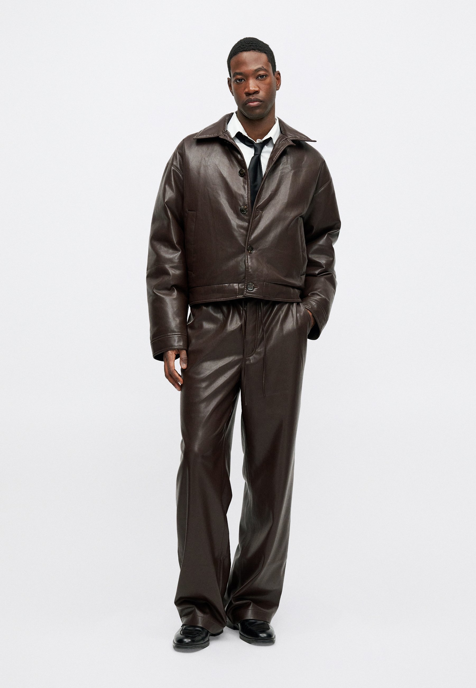 Nanushka ZALER - Down jacket - coffee ground/brown - Zalando.co.uk