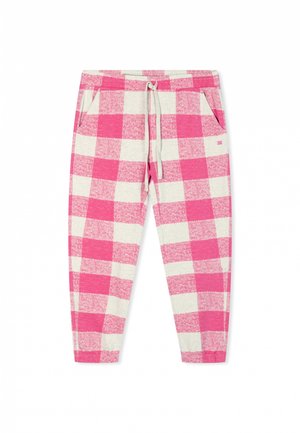 10DAYS JOGGER CHECK - Pantalones deportivos - bright pink