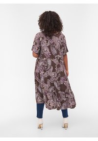 Zizzi Denní šaty - dark brown