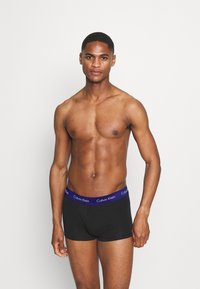 Calvin Klein Underwear LOW RISE TRUNK STRETCH 3 PACK - Cuecas boxer - hemisphere/direct green/blue