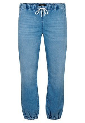 Zizzi WITH POCKETS - Jeans Tapered Fit - light blue denim