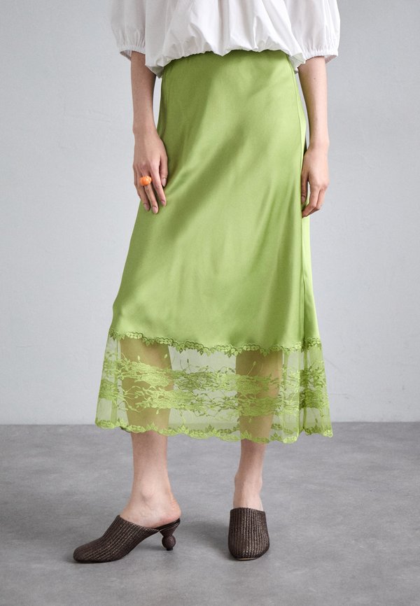 BLAKE - A-line skirt - grasshopper