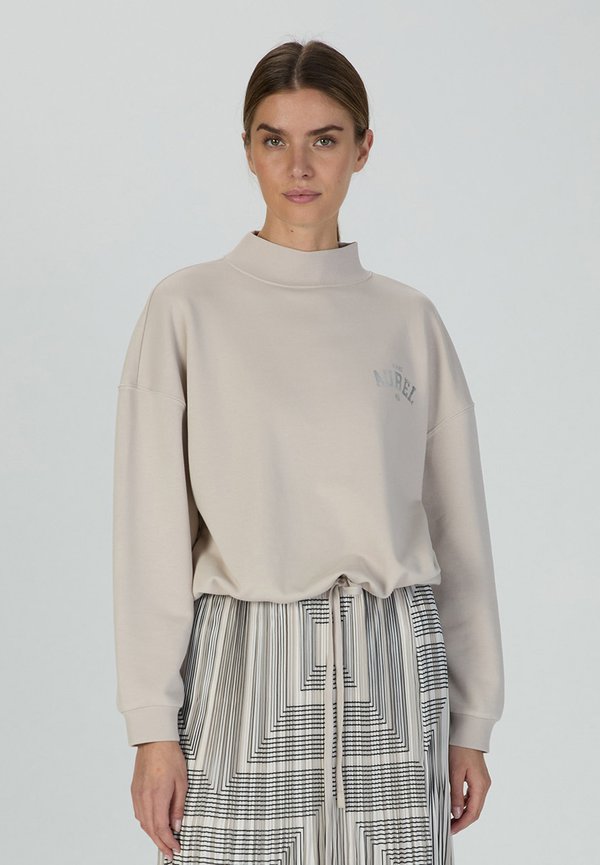 Sweatshirt - light taupe varied