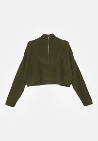 CROPPED HAMPTON - Pullover - sergeant green