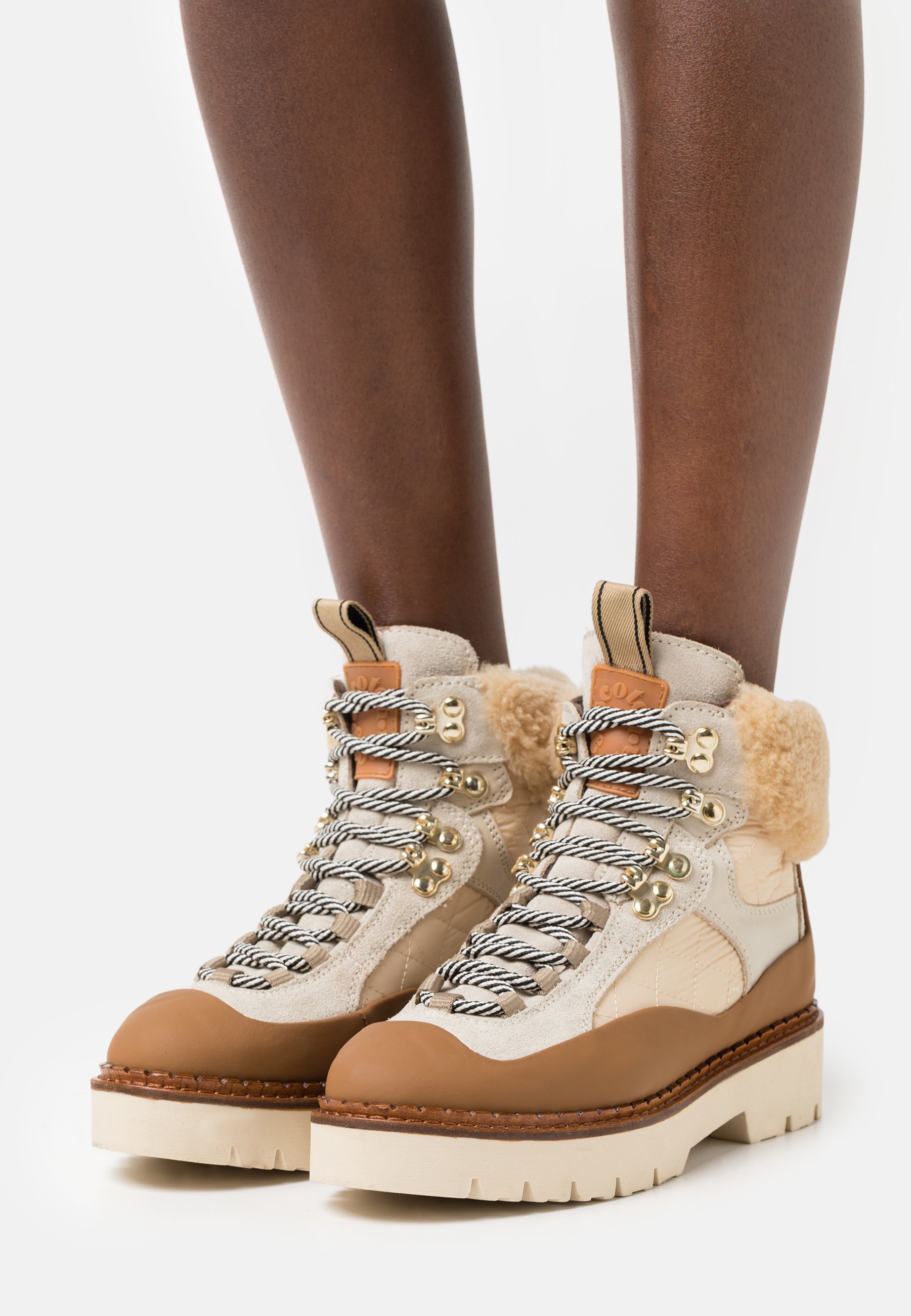 Scotch \u0026 Soda OLIVINE - Veterboots - offwhite/multicolor/crème - Zalando.nl