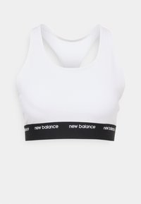 SLEEK MEDIUM SUPPORT BRA - Reggiseno sportivo con sostegno medio - white (100)