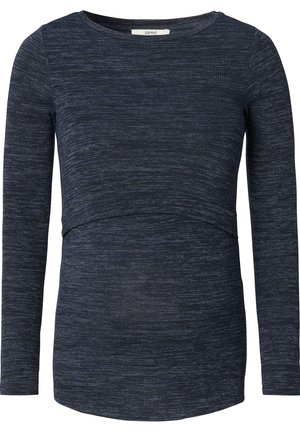 Cecil melange/blau OPTIK sky blue - Strickpullover - night