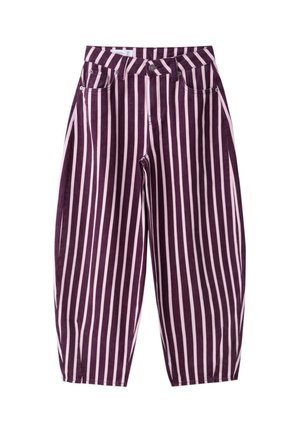 Stradivarius, D80 BARREL JEANS - Wide Leg - purple