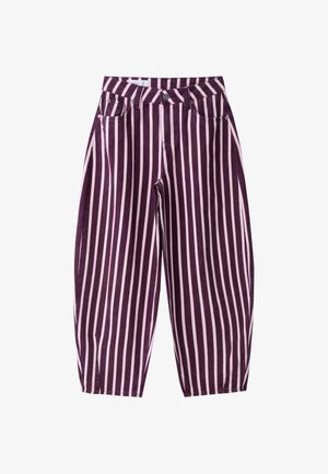 Stradivarius, D80 BARREL JEANS - Wide Leg - purple