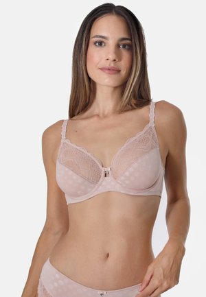 DOT BLOSSOM - Bügel BH - nude