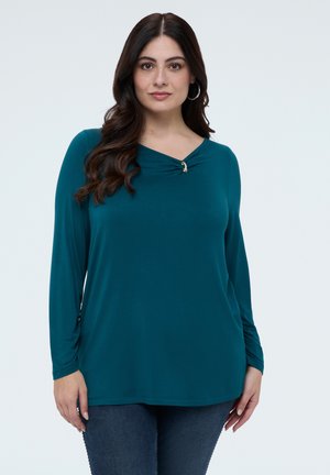 CON DETTAGLIO GIOIELLO - T-shirt à manches longues - ottanio