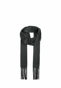 SKINNY WITH FRINGING - Šalikas - black