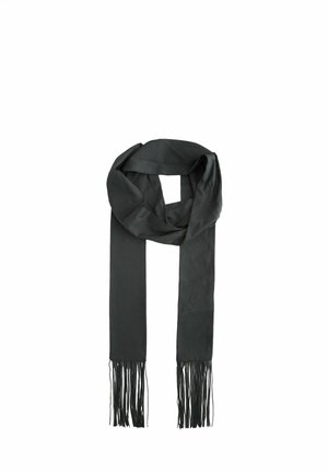 SKINNY WITH FRINGING - Sjaal - black