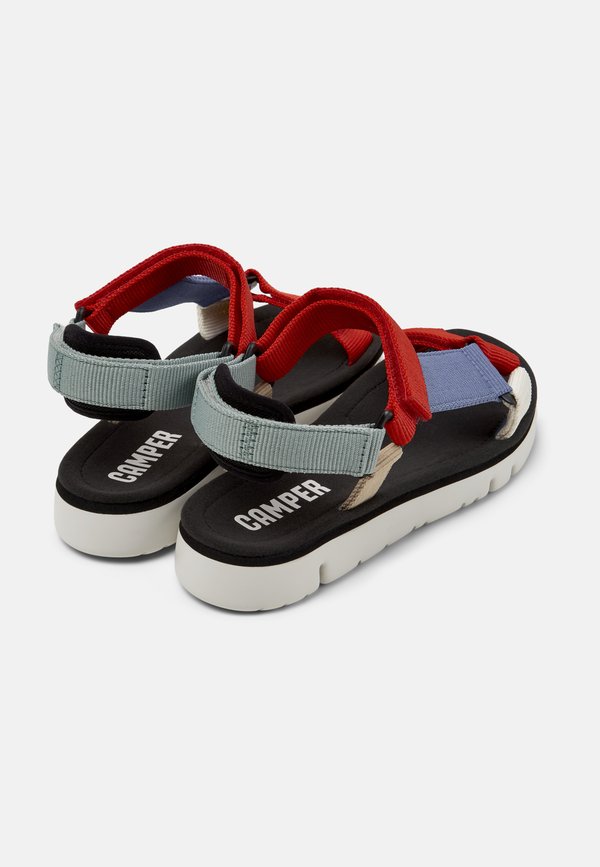 Walking sandals - rot grün3