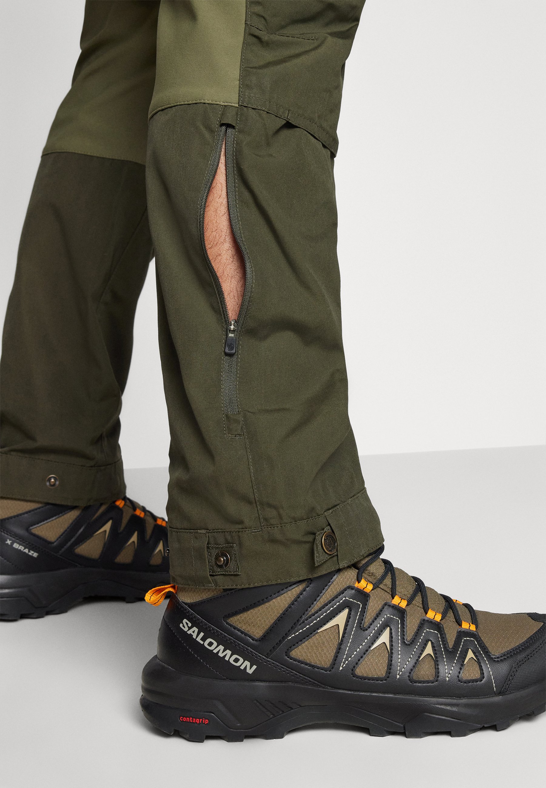 Fjällräven KEB TROUSERS M - Outdoor trousers - deep forest/laurel