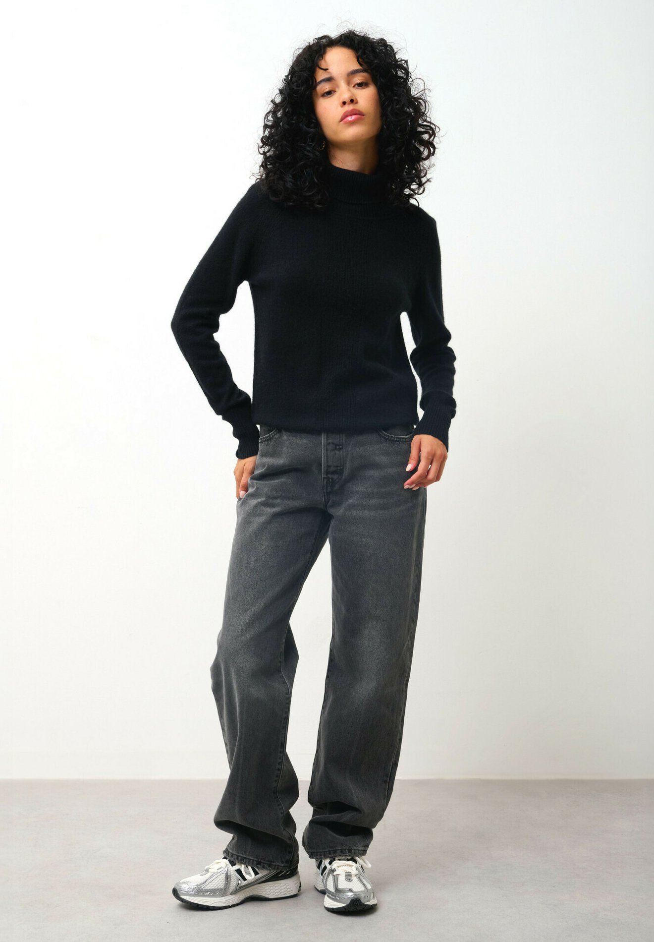 Authentic Cashmere DOLCE TURTLENECK Jumper black Zalando